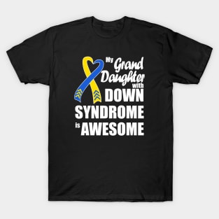 My Granddaughter with Down Syndrome is Awesome T-Shirt